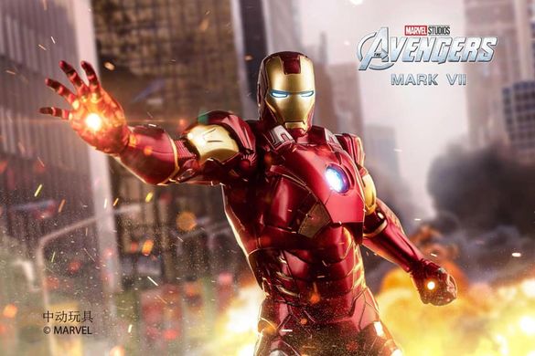 Колекційна фігура Залізна Людина Марк VII Iron Man Mark VII  LED