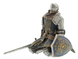 Коллекционная фигура Оскар, Рыцарь Асторы Dark Souls DXF Sculpt Collection Vol.4 Oscar (Knight of Astora)