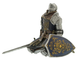 Коллекционная фигура Оскар, Рыцарь Асторы Dark Souls DXF Sculpt Collection Vol.4 Oscar (Knight of Astora)
