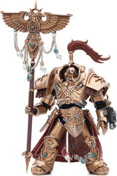 Коллекционная фигура Адептус Кустодес JoyToy 1/18 Warhammer 40K Adeptus Custodes Vexilus Praetor in Allarus Terminator Armour Phelam Tolguror