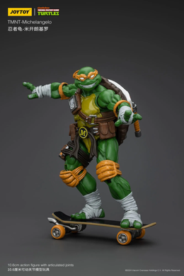 Коллекционная фигура Микеланджело Черепашки-ниндзя JoyToy 1/18 Teenage Mutant Ninja Turtles TMNT Michelangelo