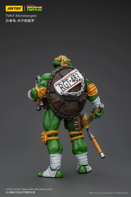 Коллекционная фигура Микеланджело Черепашки-ниндзя JoyToy 1/18 Teenage Mutant Ninja Turtles TMNT Michelangelo