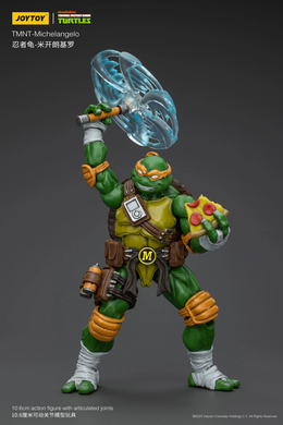 Колекційна фігура Мікеланджело Черепашки-ніндзя JoyToy 1/18 Teenage Mutant Ninja Turtles TMNT Michelangelo