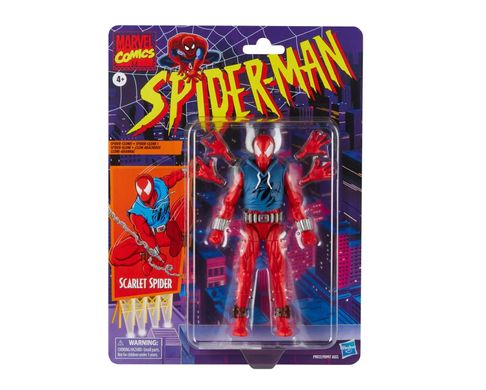 Колекційна фігура Багряний Людина-Павук The Amazing Spider-Man Marvel Legends Retro Collection Scarlet Spider