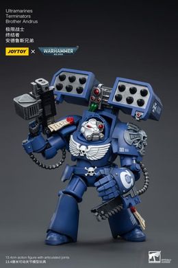 Колекційна фігура  Ультрамарин у броні Термінатора Warhammer 40K Ultramarines Terminators Brother Andrus 1/18