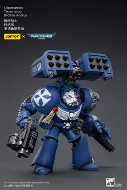 Колекційна фігура  Ультрамарин у броні Термінатора Warhammer 40K Ultramarines Terminators Brother Andrus 1/18