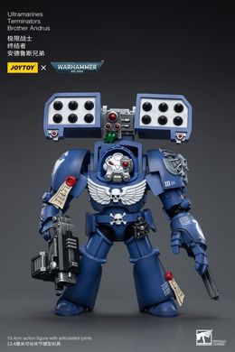 Колекційна фігура  Ультрамарин у броні Термінатора Warhammer 40K Ultramarines Terminators Brother Andrus 1/18