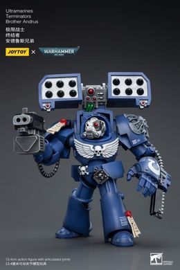 Колекційна фігура  Ультрамарин у броні Термінатора Warhammer 40K Ultramarines Terminators Brother Andrus 1/18