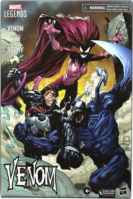 Комплект коллекционных фигур Веном, Райот, Эгони Marvel Legends Venom Multipack (Venom, Riot, Agony)