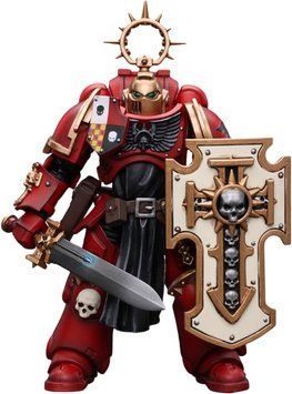 Коллекционная фигура Ветеран Кровавых Ангелов Warhammer 40K Primaris Space Marines Blood Angels Bladeguard Veteran 1/18