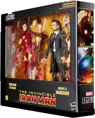 Комплект коллекционных фигур Железный Человек и Мандарин Marvel Legends Series Iron Man (Extremis) & Marvel&rsquo;s Mandarin (Amazon Exclusive)