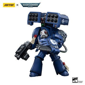 Коллекционная фигура Ультрамарин в броне Терминатора Warhammer 40K Ultramarines Terminators Brother Andrus 1/18