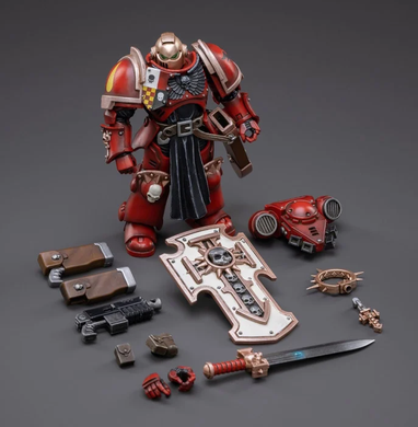 Колекційна фігура Ветеран Кривавих Янголів Warhammer 40K Primaris Space Marines Blood Angels Bladeguard Veteran 1/18