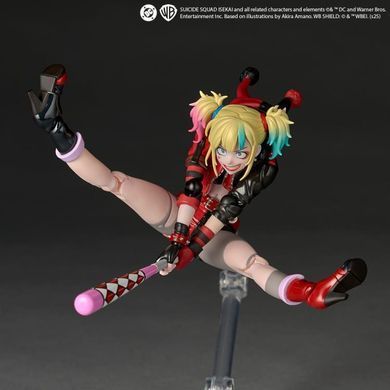 Колекційна фігура Гарлі Квінн Suicide Squad Isekai Amazing Yamaguchi Revoltech NR082 Harley Quinn