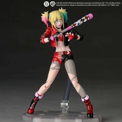 Колекційна фігура Гарлі Квінн Suicide Squad Isekai Amazing Yamaguchi Revoltech NR082 Harley Quinn
