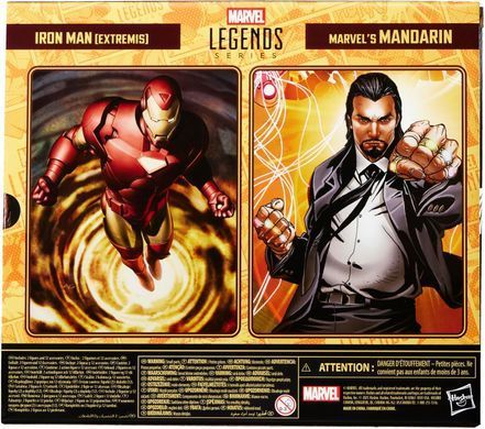 Комплект коллекционных фигур Железный Человек и Мандарин Marvel Legends Series Iron Man (Extremis) & Marvel&rsquo;s Mandarin (Amazon Exclusive)