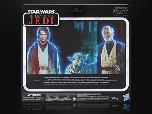 Комплект колекційних фігур Йода, Енакін та Обі-Ван Кеноби Star Wars: The Black Series Force Spirits Three-Pack