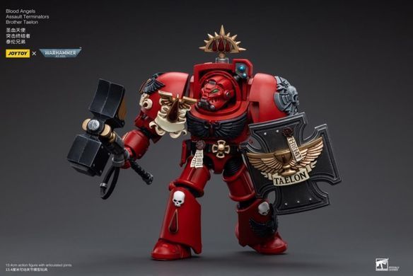 Коллекционная фигура Терминатор Кровавых Ангелов Таэлон Warhammer 40K Blood Angels Assault Terminators Brother Taelon 1/18