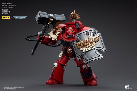 Коллекционная фигура Терминатор Кровавых Ангелов Таэлон Warhammer 40K Blood Angels Assault Terminators Brother Taelon 1/18