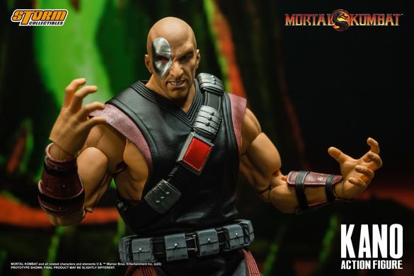 Коллекционная фигура Кано Мортал Комбат Mortal Kombat 1/12 Kano