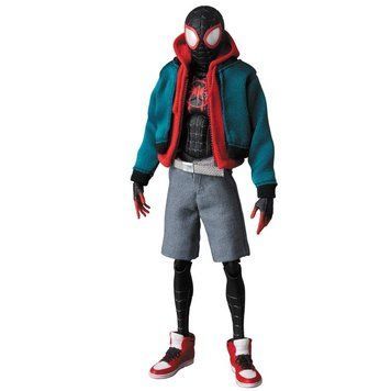 Коллекционная фигура Человек-паук Майлз Моралес Spider-Man: Into the Spider-Verse MAFEX No.107 Spider-Man Miles Morales