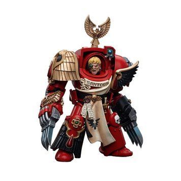 Коллекционная фигура Сержант Кровавых Ангелов Санторо в броне Терминатора Warhammer 40K Blood Angels Assault Terminators Sergeant Santoro 1/18