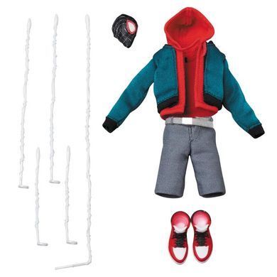 Коллекционная фигура Человек-паук Майлз Моралес Spider-Man: Into the Spider-Verse MAFEX No.107 Spider-Man Miles Morales