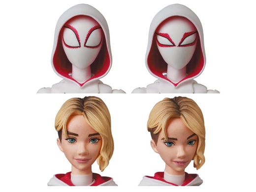 Коллекционная фигура Спайдер-Гвен и Спайдер-Хем Spider-Man: Into The Spider-Verse MAFEX No.134 Spider-Gwen & Spider-Ham