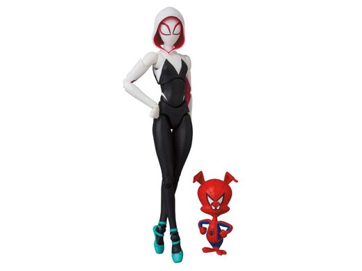 Коллекционная фигура Спайдер-Гвен и Спайдер-Хем Spider-Man: Into The Spider-Verse MAFEX No.134 Spider-Gwen & Spider-Ham