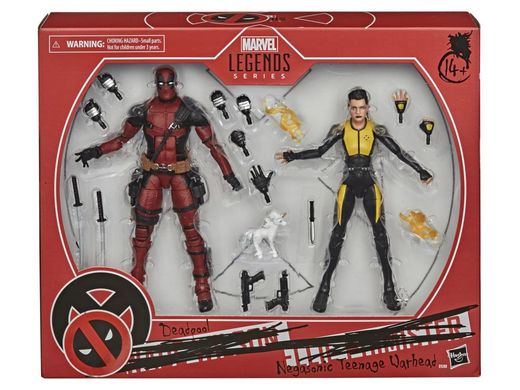 Набір колекційних фігур Дедпул та Боєголовка Marvel Legends Deadpool and Negasonic Teenage Warhead