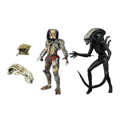 Комплект коллекционных фигур Чужой и Хищник NECA Alien and Predator 2-pack