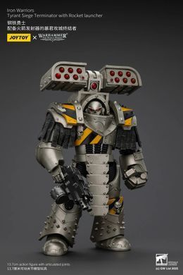 Колекційна фігура Облоговий Термінатор-тиран Залізних Воїнів Warhammer: The Horus Heresy Iron Warriors Tyrant Siege Terminator with Rocket Launcher 1/18