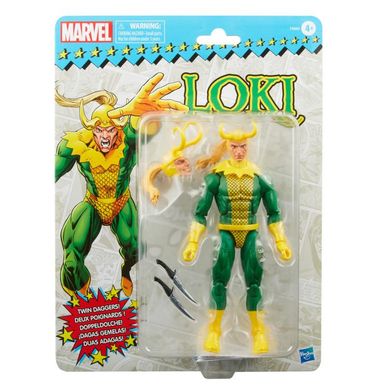 Колекційна фігура Локі Marvel Legends Retro Loki