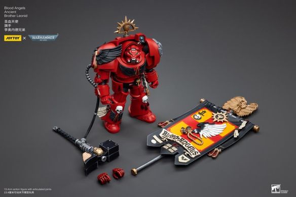 Колекційна фігура Термінатор Кривавих Янголів Леонід Warhammer 40K Blood Angels Ancient Brother Leonid 1/18