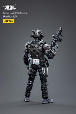 Колекційна фігура Чорний Меха з 2 пілотами Dark Source Tiekui Dual Pilot Mecha 1/25 Scale Mecha Figure Set JoyToy