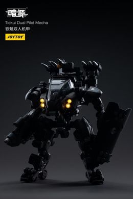 Колекційна фігура Чорний Меха з 2 пілотами Dark Source Tiekui Dual Pilot Mecha 1/25 Scale Mecha Figure Set JoyToy