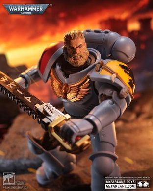 Колекційна фігура Космічний Вовк Сірий Мисливець Warhammer 40,000 Space Wolves Grey Hunter