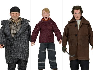 Комплект коллекционных фигур Один дома ( Кевин, Гарри, Марв) Home Alone Set of 3 (Kevin, Harry, & Marv) NECA