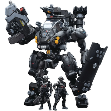 Колекційна фігура Чорний Меха з 2 пілотами Dark Source Tiekui Dual Pilot Mecha 1/25 Scale Mecha Figure Set JoyToy