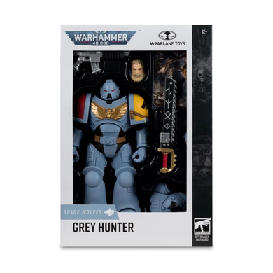 Колекційна фігура Космічний Вовк Сірий Мисливець Warhammer 40,000 Space Wolves Grey Hunter