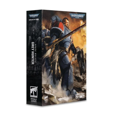 Колекційна фігура Космічний Вовк Сірий Мисливець Warhammer 40,000 Space Wolves Grey Hunter