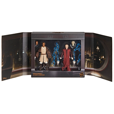 Комплект коллекционных фигур Мейс Винду и Шив Палпатин/Дарт Сидиус Star Wars Black Series Mace Windu & Darth Sidious