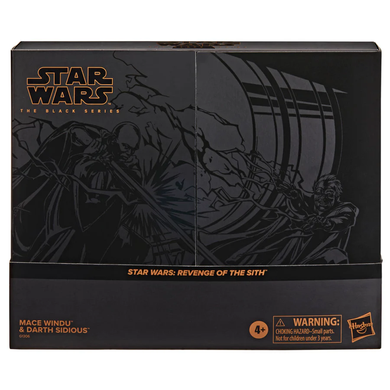 Комплект коллекционных фигур Мейс Винду и Шив Палпатин/Дарт Сидиус Star Wars Black Series Mace Windu & Darth Sidious