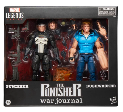 Комплект колекційних фігур Каратлеь та Бушвокер The Punisher War Journal Marvel Legends Punisher and Bushwacker Two-Pack