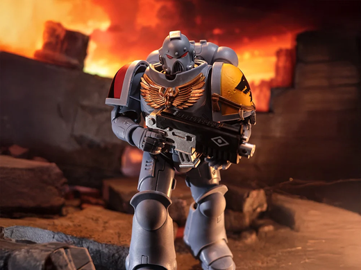 Колекційна фігура Космічний Вовк Сірий Мисливець Warhammer 40,000 Space Wolves Grey Hunter