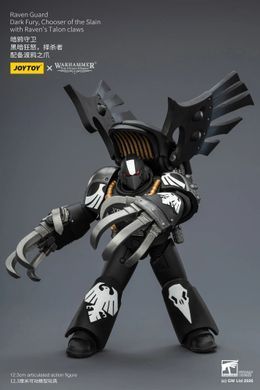 Колекційна фігура Темна Лють Обранник Полеглих Гвардії Ворона Warhammer: The Horus Heresy Raven Guard Dark Fury, Chooser of the Slain with Raven's Talon Claws 1/18