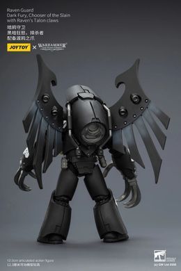 Колекційна фігура Темна Лють Обранник Полеглих Гвардії Ворона Warhammer: The Horus Heresy Raven Guard Dark Fury, Chooser of the Slain with Raven's Talon Claws 1/18