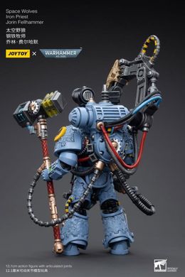 Коллекционная фигура Железный Священик Космических Волков Warhammer 40K Space Wolves Iron Priest Jorin Fellhammer 1/18 JoyToy