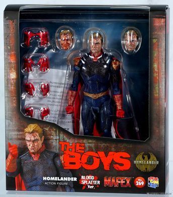 Колекційна фігура Патріот Хлопаки The Boys MAFEX No.269 Homelander (Blood splatter Ver. )