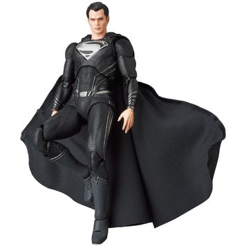 Колекційна фігура Супермен Zack Snyder's Justice League MAFEX No.174 Superman (Black Suit)